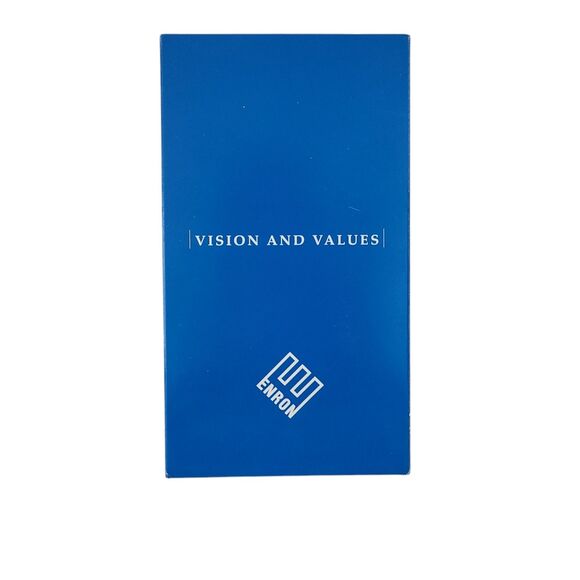 ENRON Corp Vision And Values Training VHS UNPLAYED RARE - Picture 1 of 8